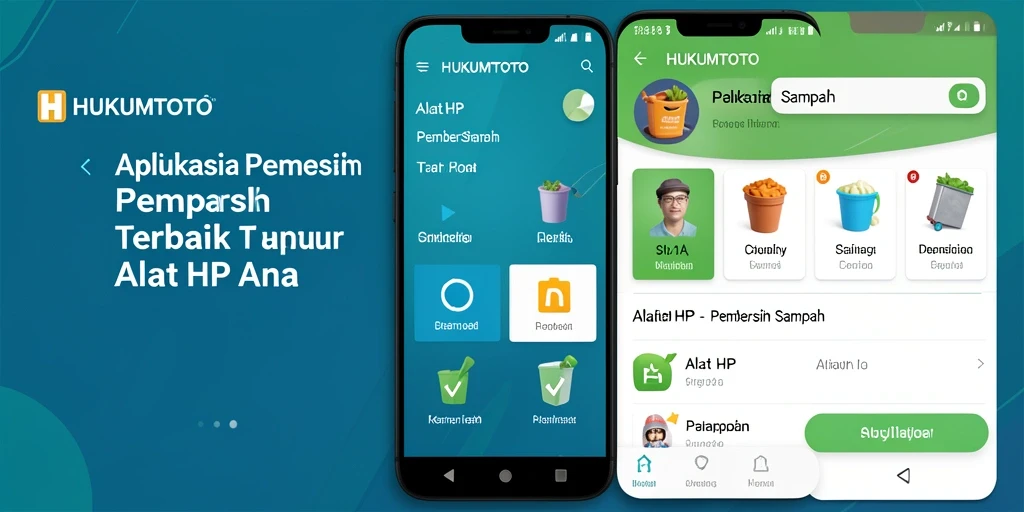 Antarmuka bersih dan fungsi Pembersih Sampah HUKUMTOTO.