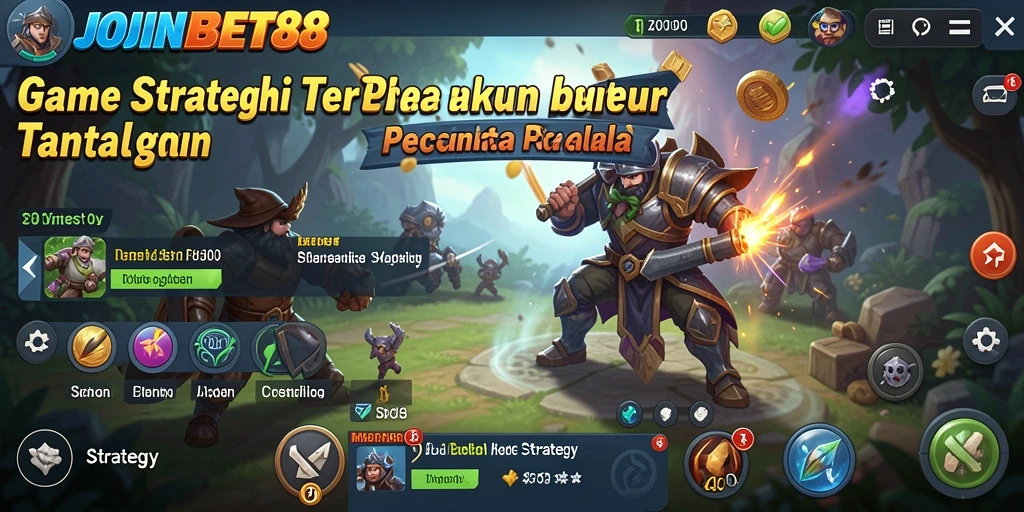 Tampilan screenshot utama JOINBET88 dengan antarmuka strategi yang menarik.