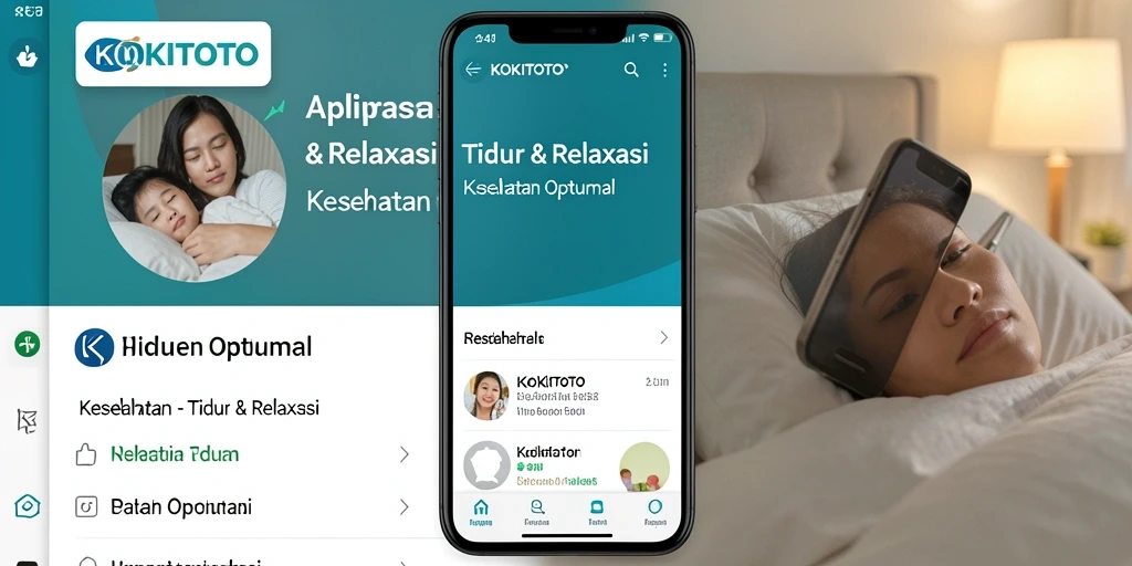 Tampilan antarmuka pengguna KOKITOTO yang menenangkan dan intuitif.