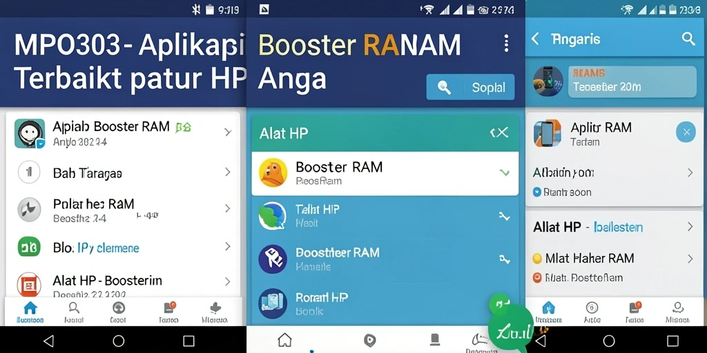 Tampilan antarmuka MPO303 yang intuitif dan modern.