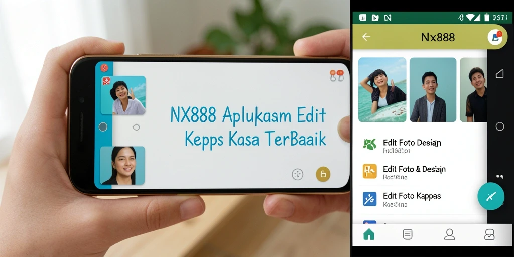 Antarmuka pengguna NX888 untuk Edit Foto Kertas Kaca yang menarik.