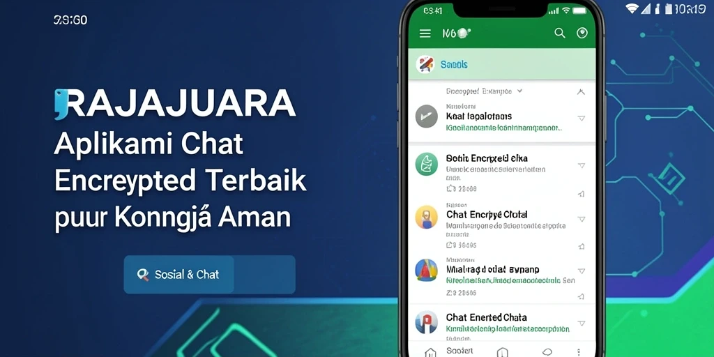 Antarmuka aplikasi RAJAJUARA dengan fitur chat aman.
